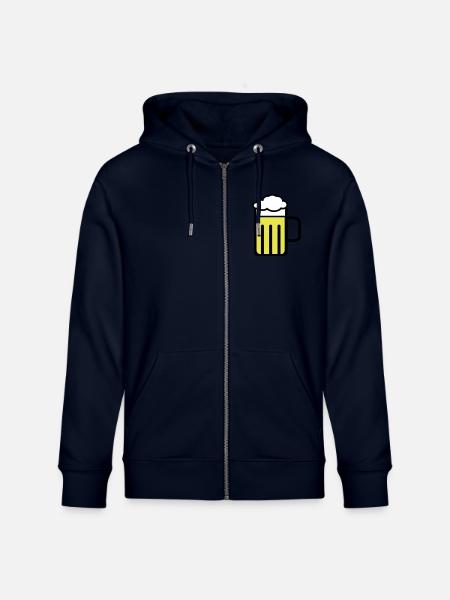 beer - Veste à capuche bio CULTIVATOR Stanley/Stella Unisexe - marine