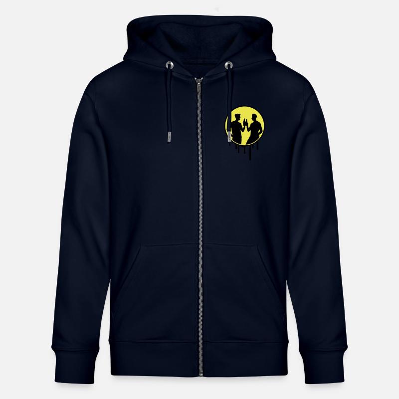 Team Gruppe Feiern - Stanley/Stella Unisex Bio-Kapuzenjacke CULTIVATOR  - Navy