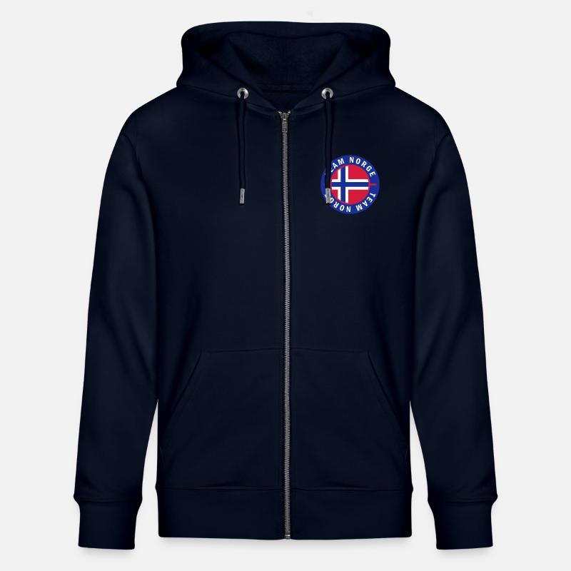 Norge Team Norway - Veste à capuche bio CULTIVATOR Stanley/Stella Unisexe - marine