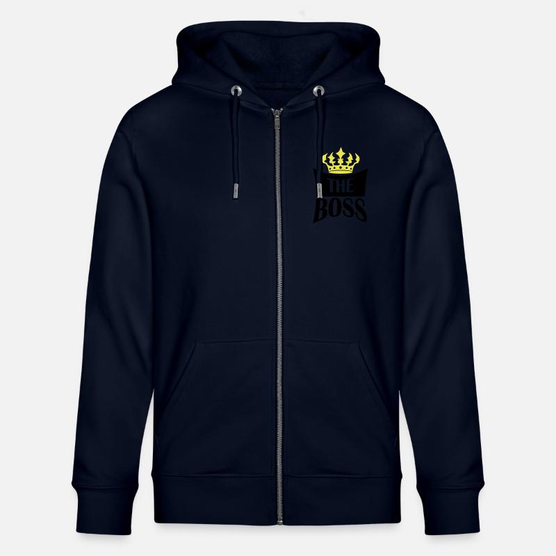Couronner le patron - Veste à capuche bio CULTIVATOR Stanley/Stella Unisexe - marine