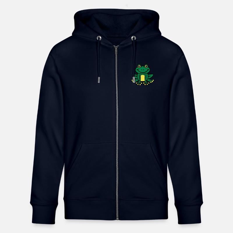 Grenouille - Veste à capuche bio CULTIVATOR Stanley/Stella Unisexe - marine