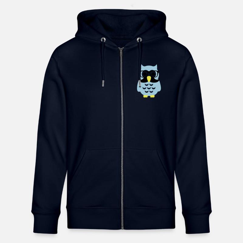 Eule - Stanley/Stella Unisex Bio-Kapuzenjacke CULTIVATOR  - Navy
