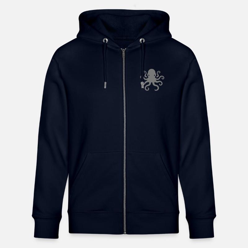 Octo Chaos Logo - Veste à capuche bio CULTIVATOR Stanley/Stella Unisexe - marine