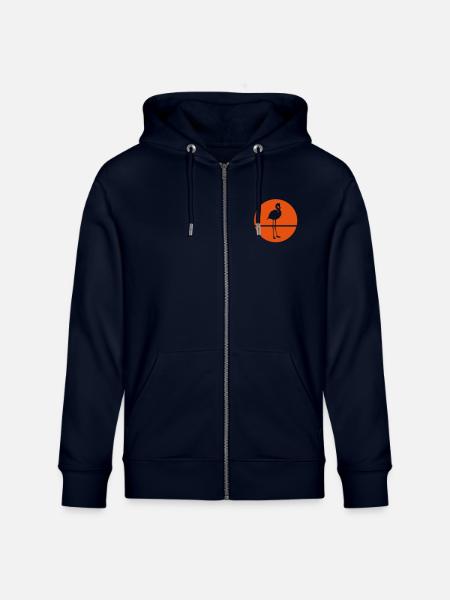 Flamingo - Stanley/Stella CULTIVATOR Unisex Organic Hooded Jacket - navy