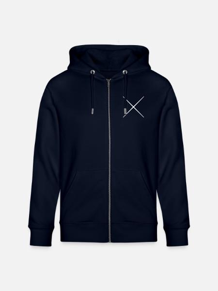 Croix libre - Veste à capuche bio CULTIVATOR Stanley/Stella Unisexe - marine