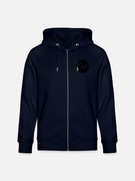 low kreis circle - Stanley/Stella Unisex Bio-Kapuzenjacke CULTIVATOR  - Navy
