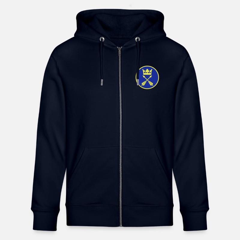 Luftwaffe von Dalarna - Stanley/Stella Unisex Bio-Kapuzenjacke CULTIVATOR  - Navy