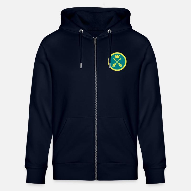 Luftwaffe von Dalarna - Stanley/Stella Unisex Bio-Kapuzenjacke CULTIVATOR  - Navy