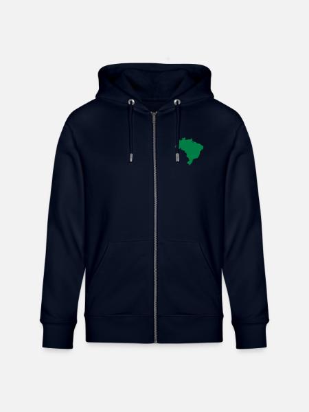 Brésil - Veste à capuche bio CULTIVATOR Stanley/Stella Unisexe - marine