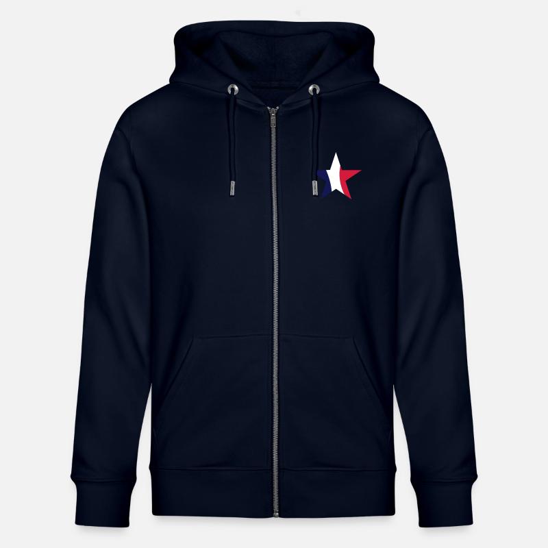 etoile francais - Veste à capuche bio CULTIVATOR Stanley/Stella Unisexe - marine