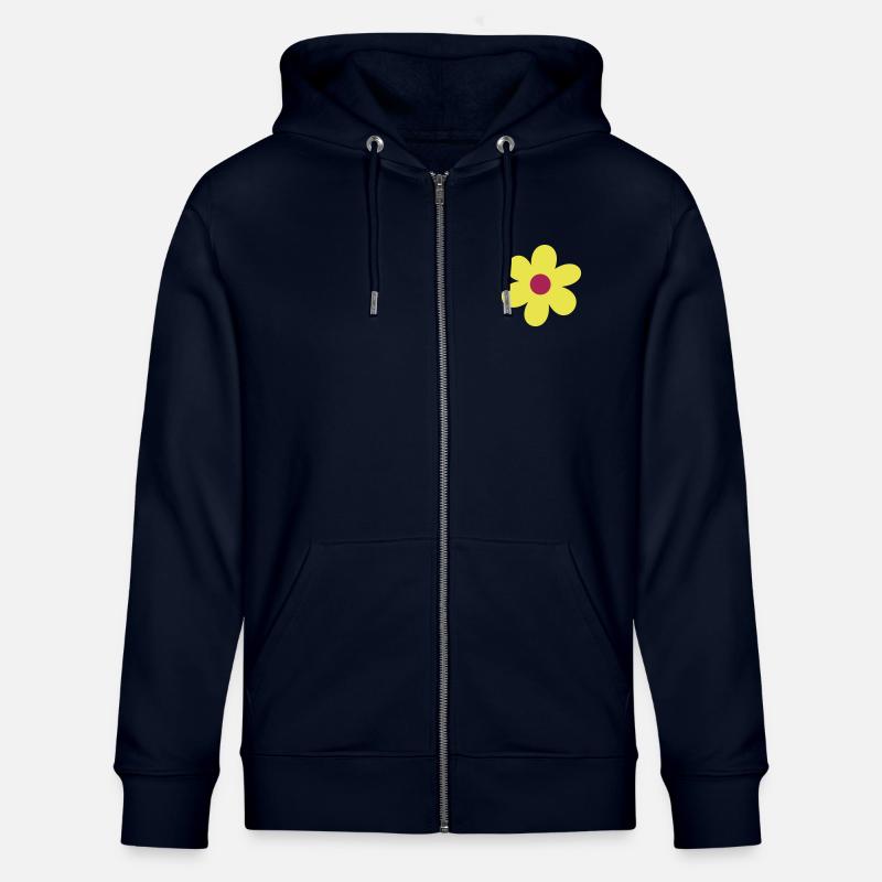 Blumen - Stanley/Stella Unisex Bio-Kapuzenjacke CULTIVATOR  - Navy