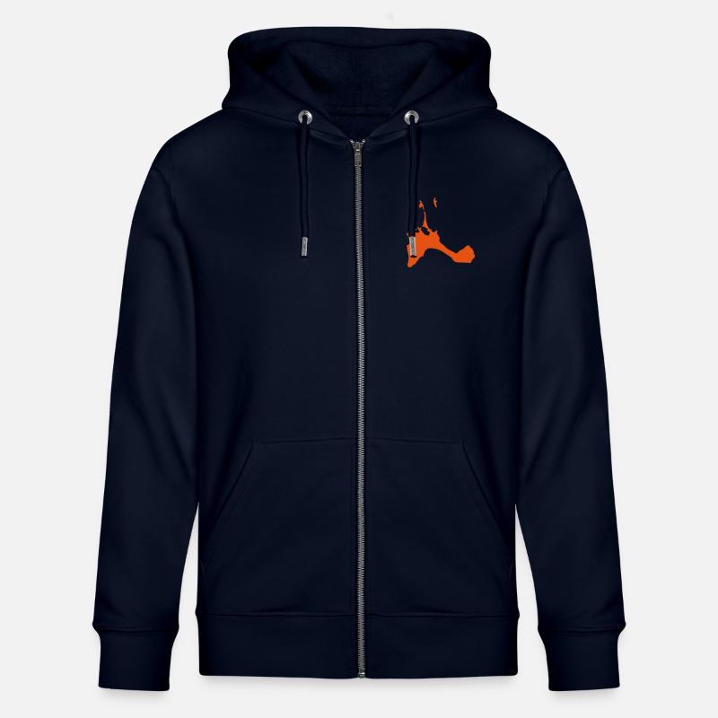 Formentera - Stanley/Stella Unisex Bio-Kapuzenjacke CULTIVATOR  - Navy