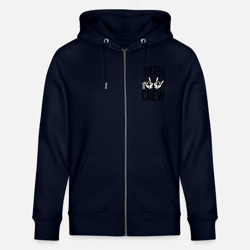 Polter Crew Polterabend - Stanley/Stella Unisex Bio-Kapuzenjacke CULTIVATOR  - Navy