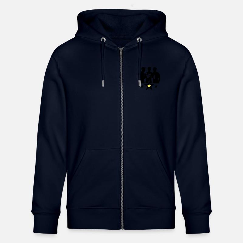 Team Bier Mannschaft - Stanley/Stella Unisex Bio-Kapuzenjacke CULTIVATOR  - Navy