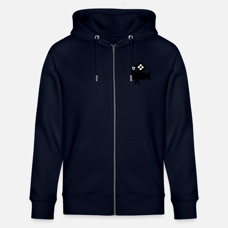 Caméra - Veste à capuche bio CULTIVATOR Stanley/Stella Unisexe - marine