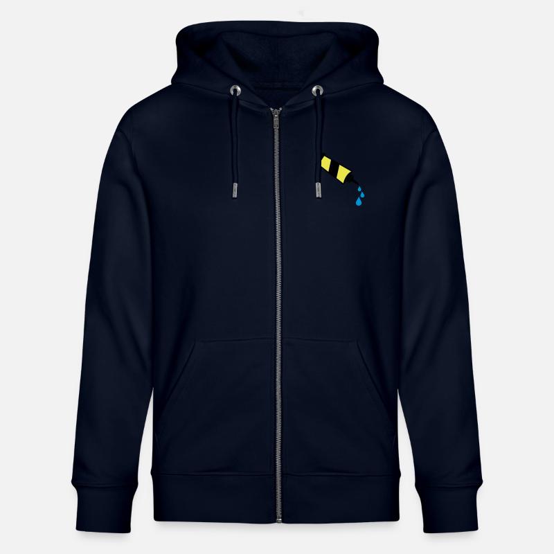 Colle - Veste à capuche bio CULTIVATOR Stanley/Stella Unisexe - marine