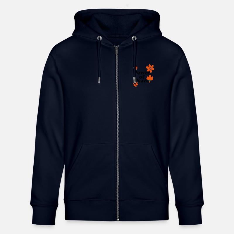 PowerOfPeace - Stanley/Stella Unisex Bio-Kapuzenjacke CULTIVATOR  - Navy