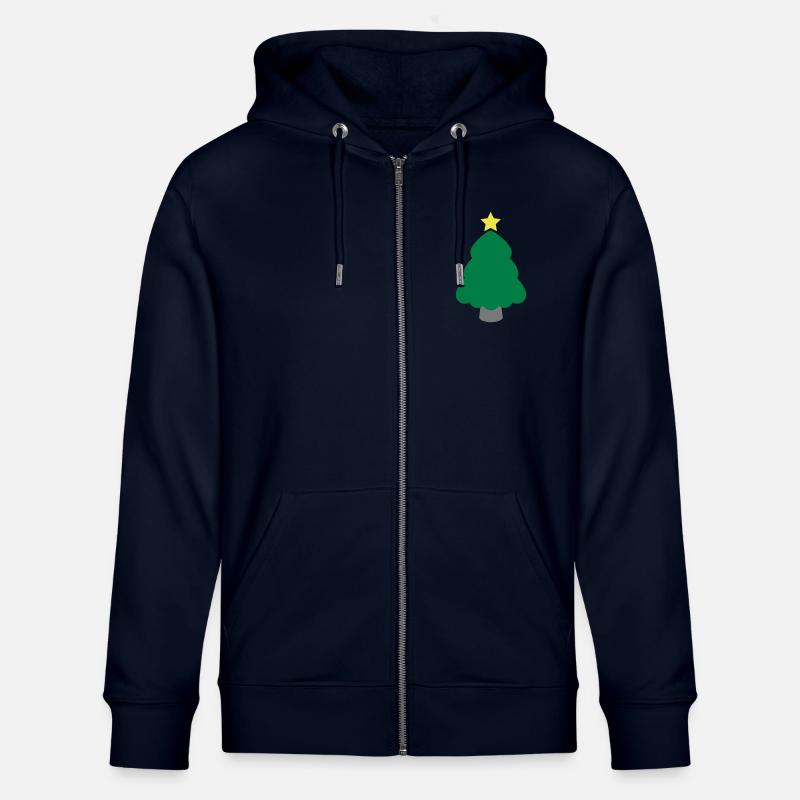 christmas tree - Stanley/Stella Unisex Bio-Kapuzenjacke CULTIVATOR  - Navy