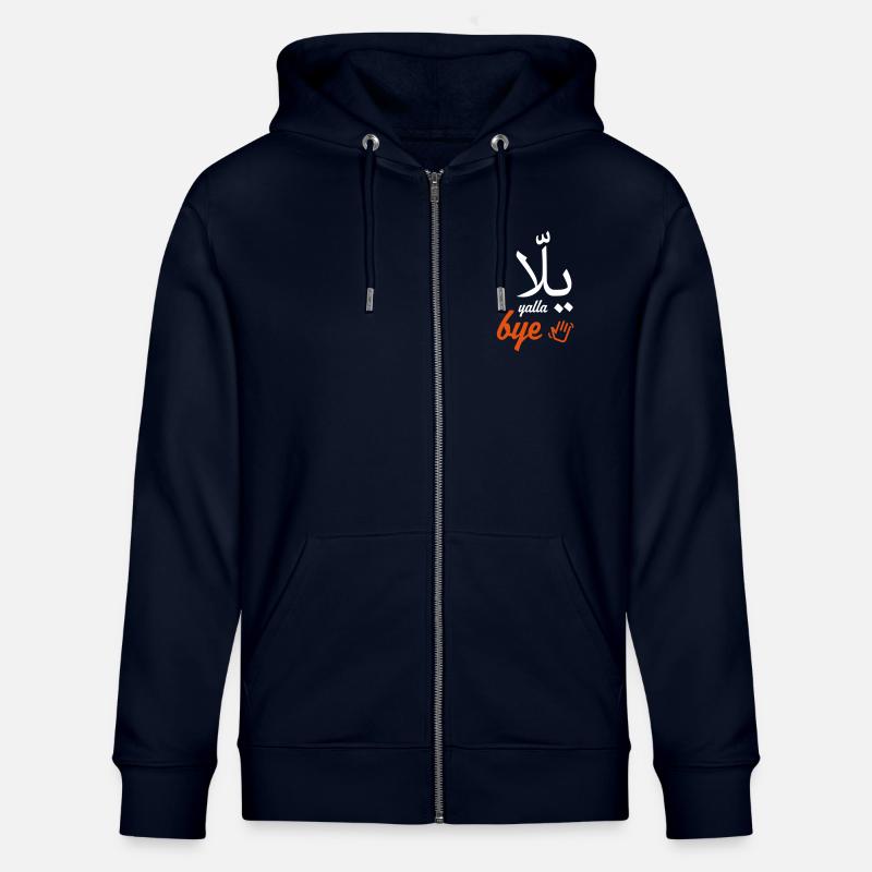 Yalla au revoir - Veste à capuche bio CULTIVATOR Stanley/Stella Unisexe - marine