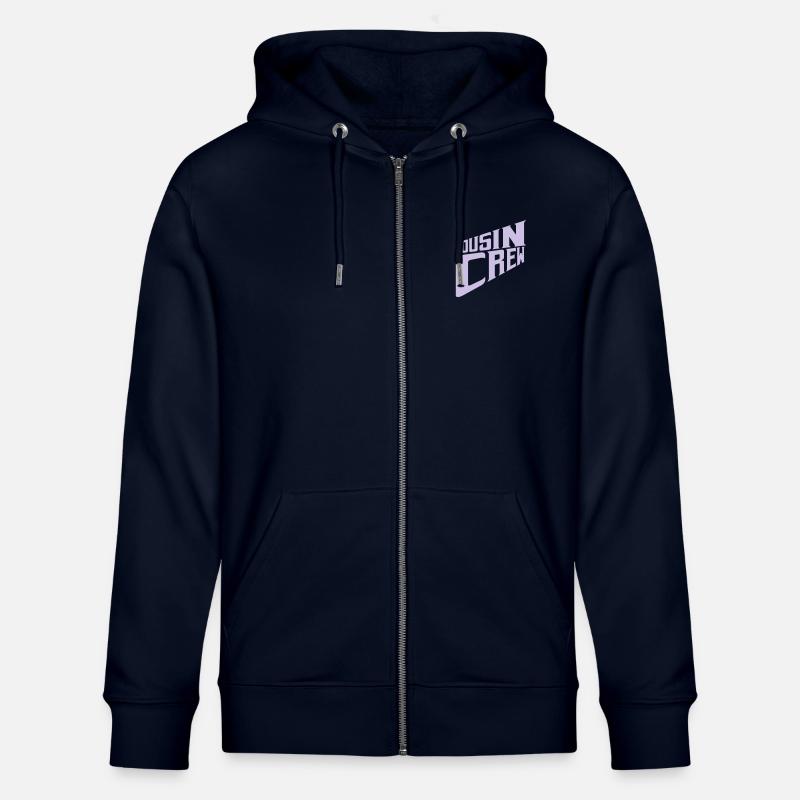 Logo Cousin Crew Équipe - Veste à capuche bio CULTIVATOR Stanley/Stella Unisexe - marine