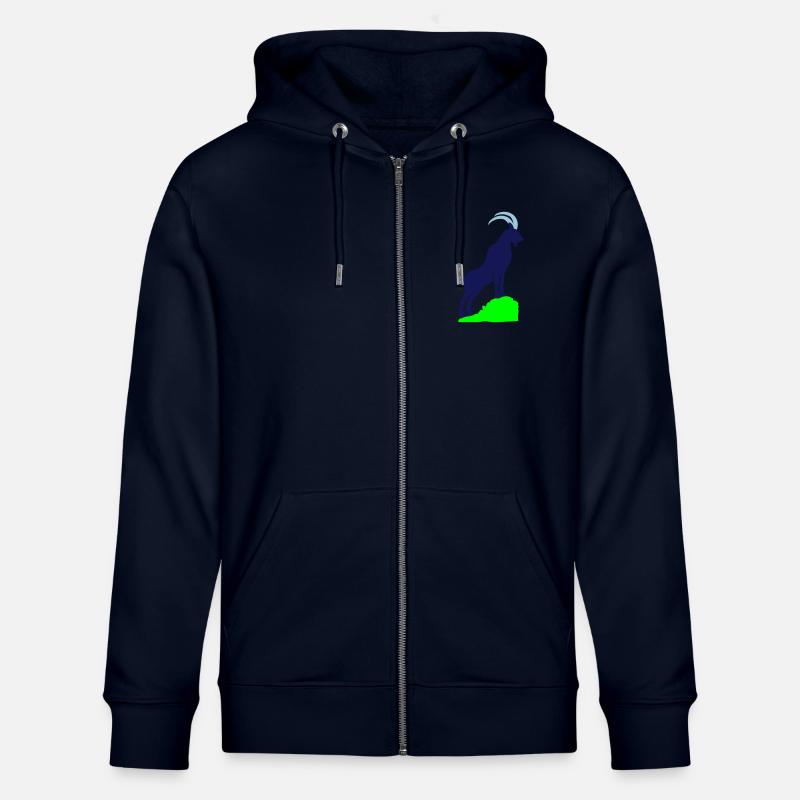 Capricorne 02 - Veste à capuche bio CULTIVATOR Stanley/Stella Unisexe - marine