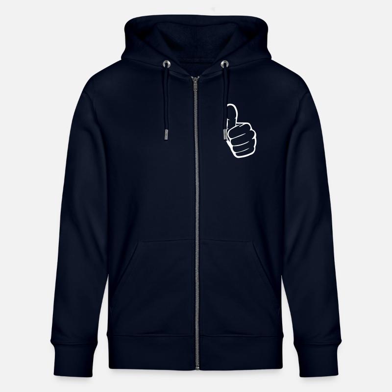 comme main - Veste à capuche bio CULTIVATOR Stanley/Stella Unisexe - marine