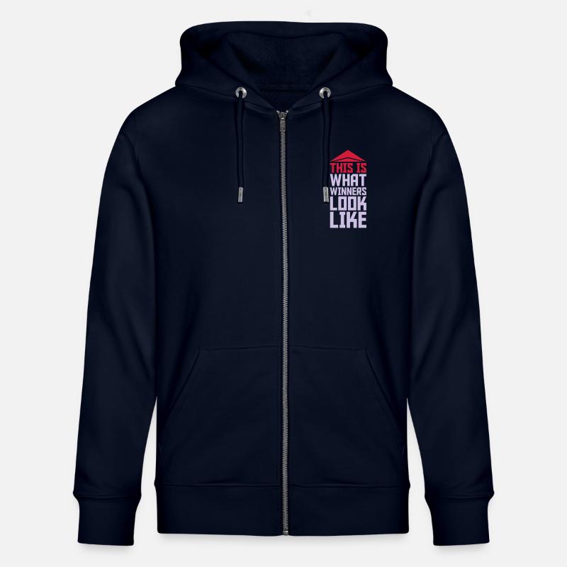 À quoi ressemblent les gagnants - Veste à capuche bio CULTIVATOR Stanley/Stella Unisexe - marine