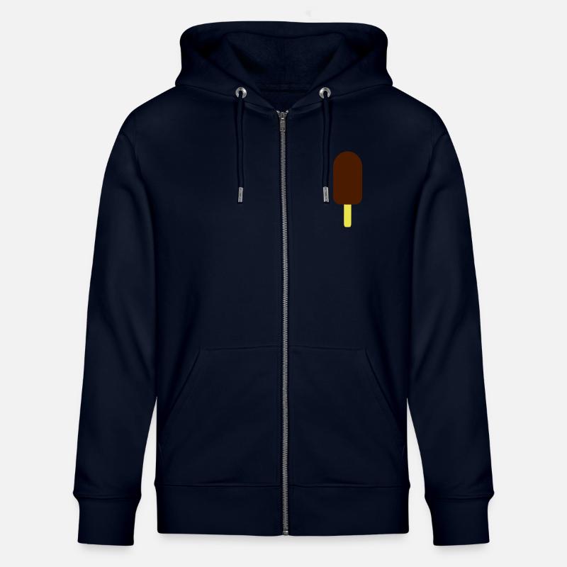 Glaces - Veste à capuche bio CULTIVATOR Stanley/Stella Unisexe - marine