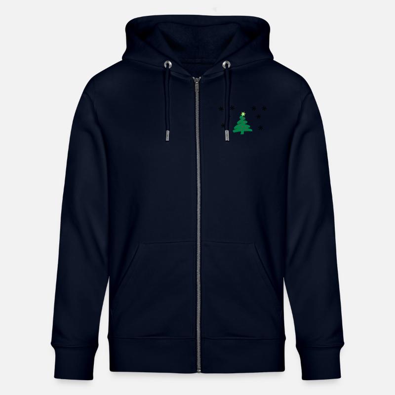 Schnee - Stanley/Stella Unisex Bio-Kapuzenjacke CULTIVATOR  - Navy
