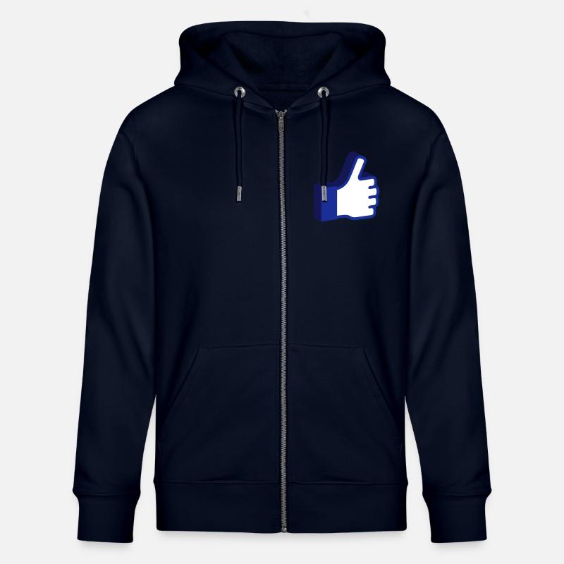 Comme 3D - Veste à capuche bio CULTIVATOR Stanley/Stella Unisexe - marine