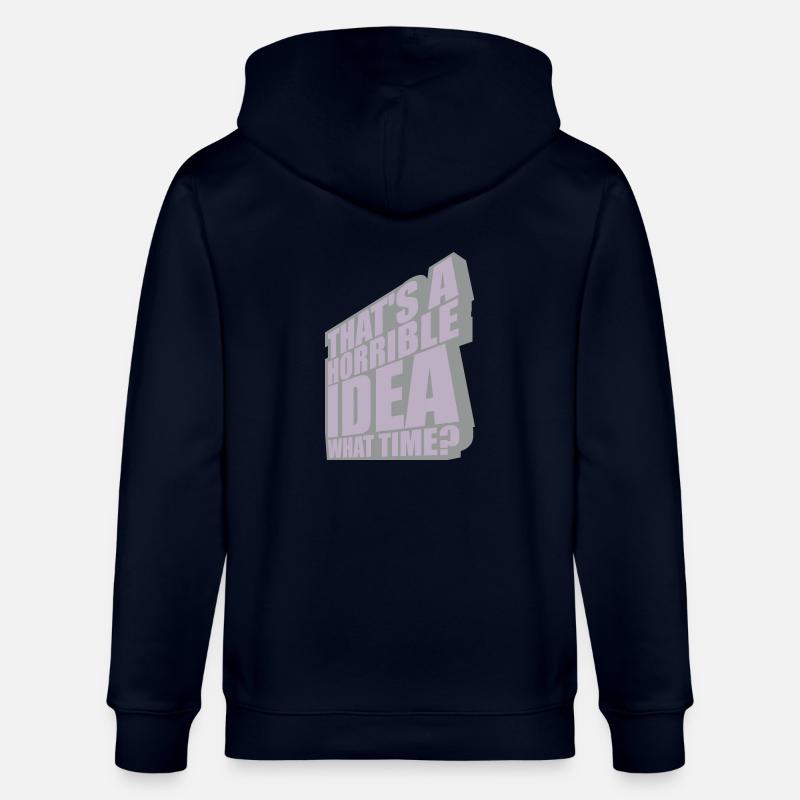 Thats a horrible Idea - Stanley/Stella Unisex Bio-Kapuzenjacke CULTIVATOR  - Navy