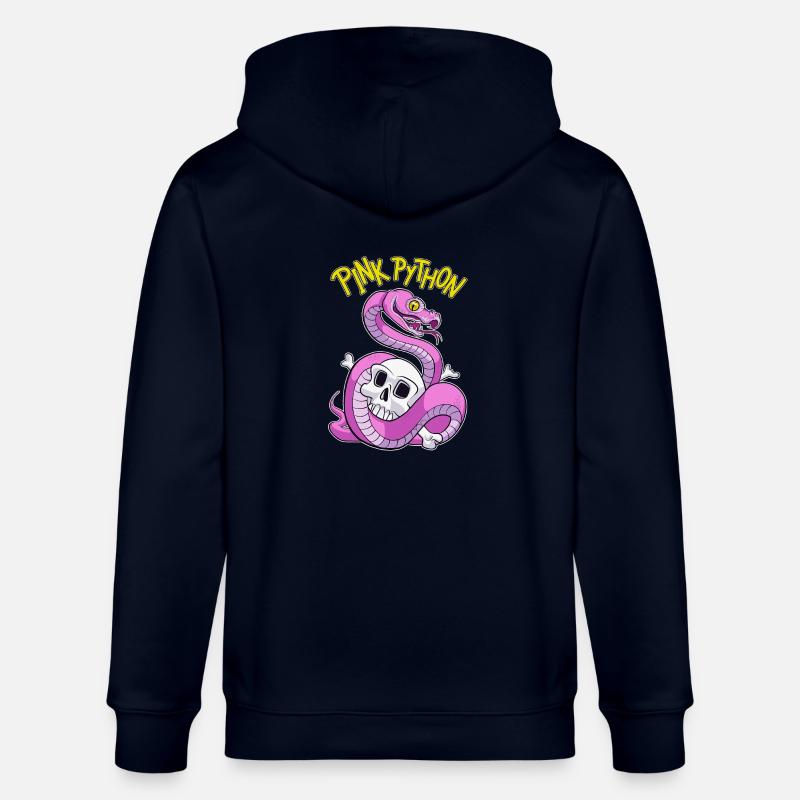 Pink Python - Stanley/Stella Unisex Bio-Kapuzenjacke CULTIVATOR  - Navy