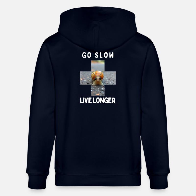 Gehen Sie langsam vor - Stanley/Stella Unisex Bio-Kapuzenjacke CULTIVATOR  - Navy