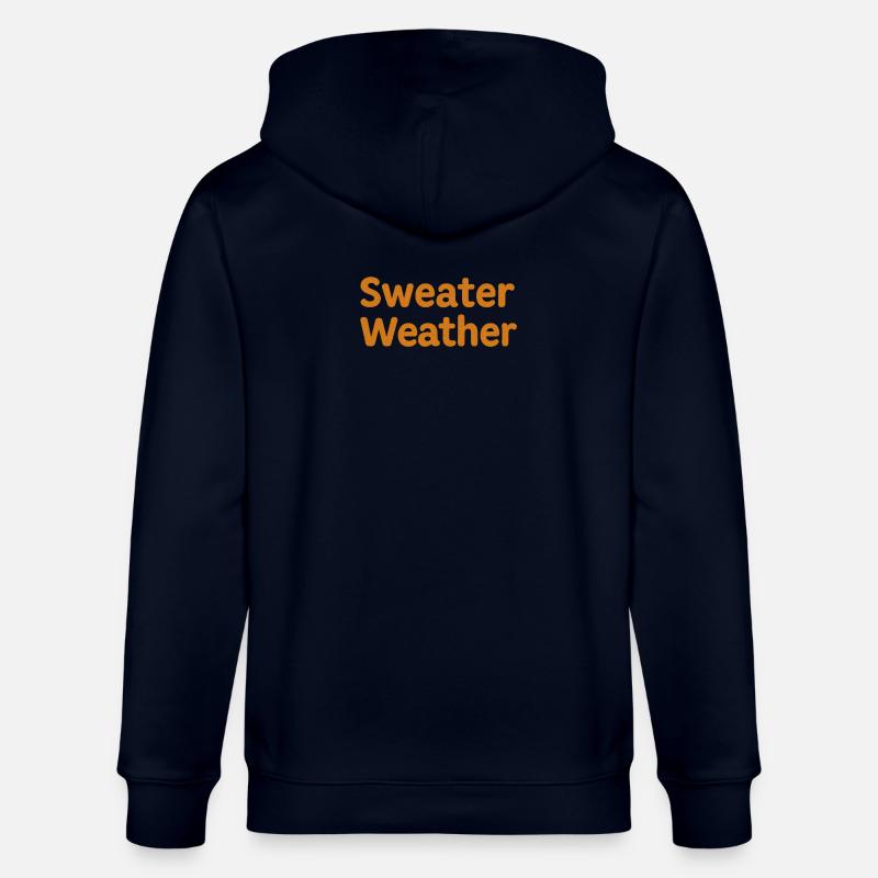 Météo du pull d’automne - Veste à capuche bio CULTIVATOR Stanley/Stella Unisexe - marine