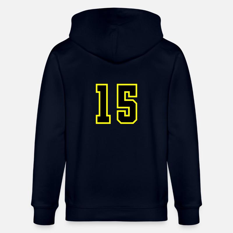 Maillot à 15 numéros - Veste à capuche bio CULTIVATOR Stanley/Stella Unisexe - marine