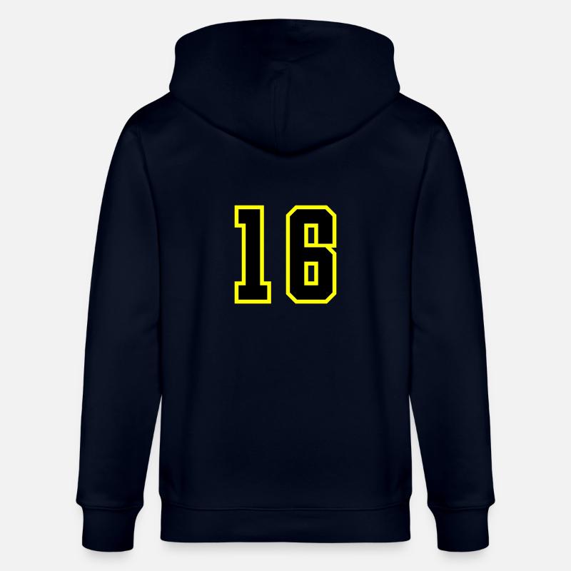 Maillot à 16 numéros - Veste à capuche bio CULTIVATOR Stanley/Stella Unisexe - marine