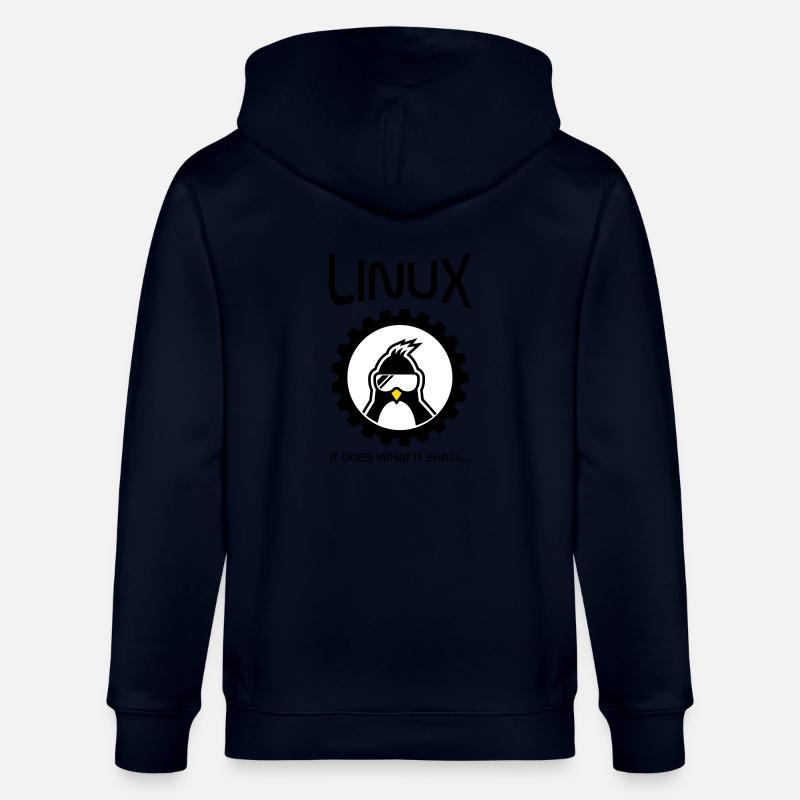 Linux fait ce qu'il doit - Veste à capuche bio CULTIVATOR Stanley/Stella Unisexe - marine