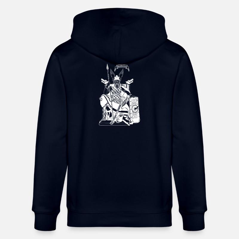 Odin sur le trône blanc - Veste à capuche bio CULTIVATOR Stanley/Stella Unisexe - marine