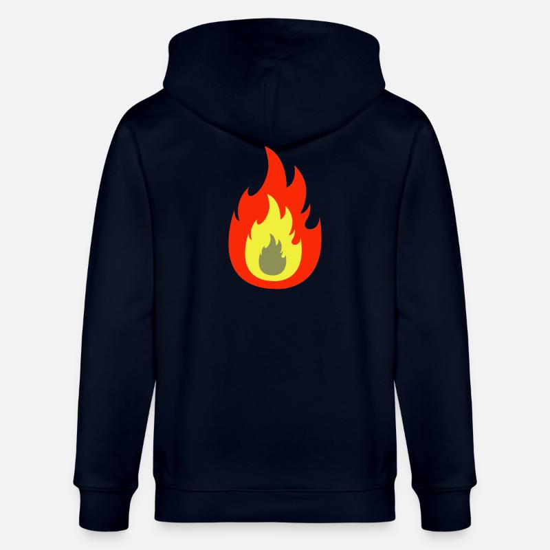 Flamme de feu - Veste à capuche bio CULTIVATOR Stanley/Stella Unisexe - marine