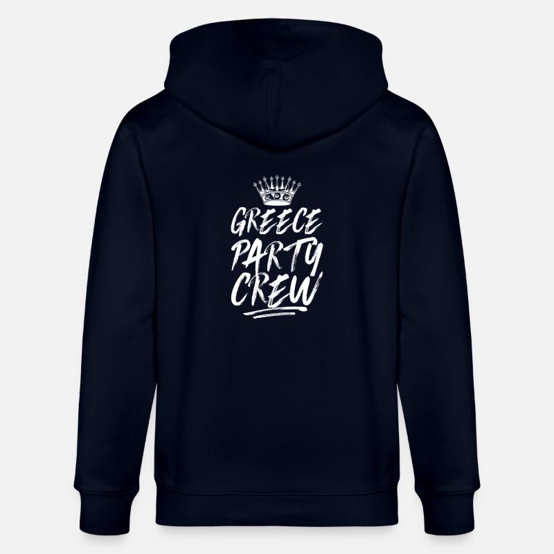 L’équipe du parti grec dit - Veste à capuche bio CULTIVATOR Stanley/Stella Unisexe - marine