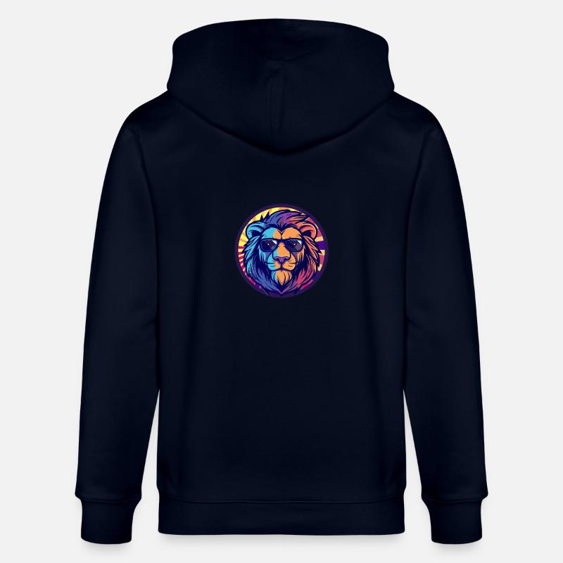 Löwe Comic Cool Sommer - Stanley/Stella Unisex Bio-Kapuzenjacke CULTIVATOR  - Navy