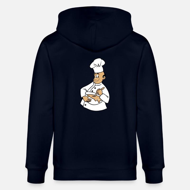 cuisinier chapeau de chef remuer - Veste à capuche bio CULTIVATOR Stanley/Stella Unisexe - marine