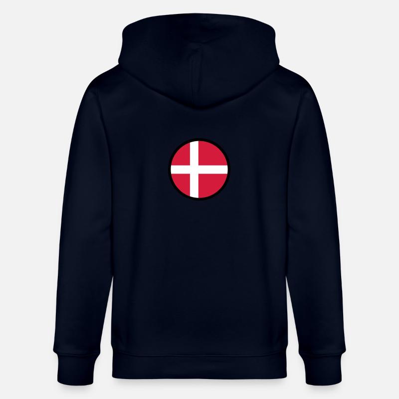 Marqué par le Danemark - Veste à capuche bio CULTIVATOR Stanley/Stella Unisexe - marine