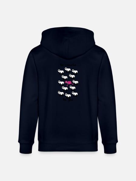 be different - be colourful - Stanley/Stella Unisex Bio-Kapuzenjacke CULTIVATOR  - Navy