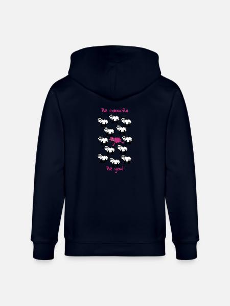 be different - be colourful - Stanley/Stella Unisex Bio-Kapuzenjacke CULTIVATOR - Navy
