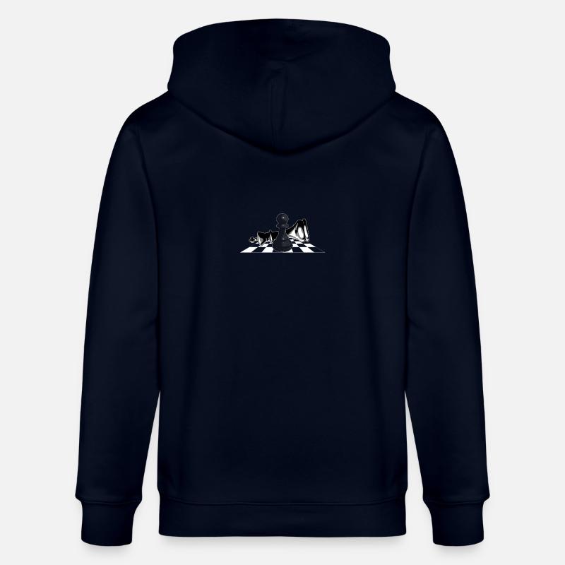 Echecs - Pièce d'échecs - Veste à capuche bio CULTIVATOR Stanley/Stella Unisexe - marine
