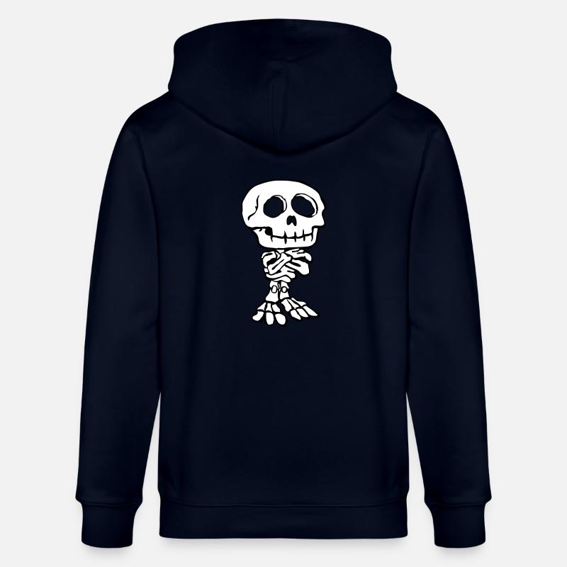 Drôle squelette 1 (2f) - Veste à capuche bio CULTIVATOR Stanley/Stella Unisexe - marine