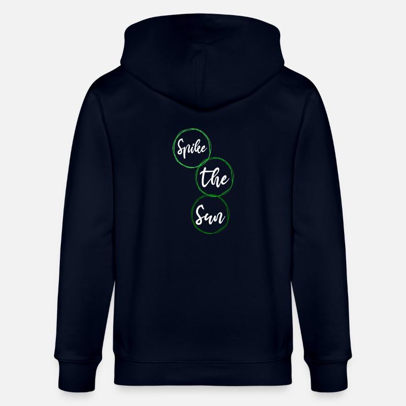 Techniques de beach-volley présentes - Veste à capuche bio CULTIVATOR Stanley/Stella Unisexe - marine