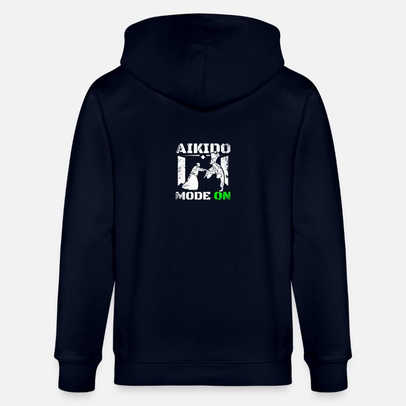Aikido mode on - Stanley/Stella Unisex Bio-Kapuzenjacke CULTIVATOR  - Navy