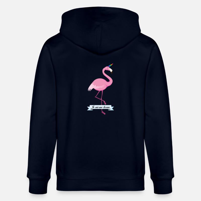 Ich bin ein Einhorn - Stanley/Stella Unisex Bio-Kapuzenjacke CULTIVATOR - Navy
